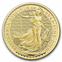 Gold Britannia Coin 2026 - 1/4oz