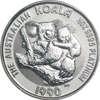 Platinum Koala Coin 1990 - 1/2oz