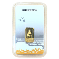 Image 79: Gold Px Precinox Lucerne Minted Bar - 5 Gram
