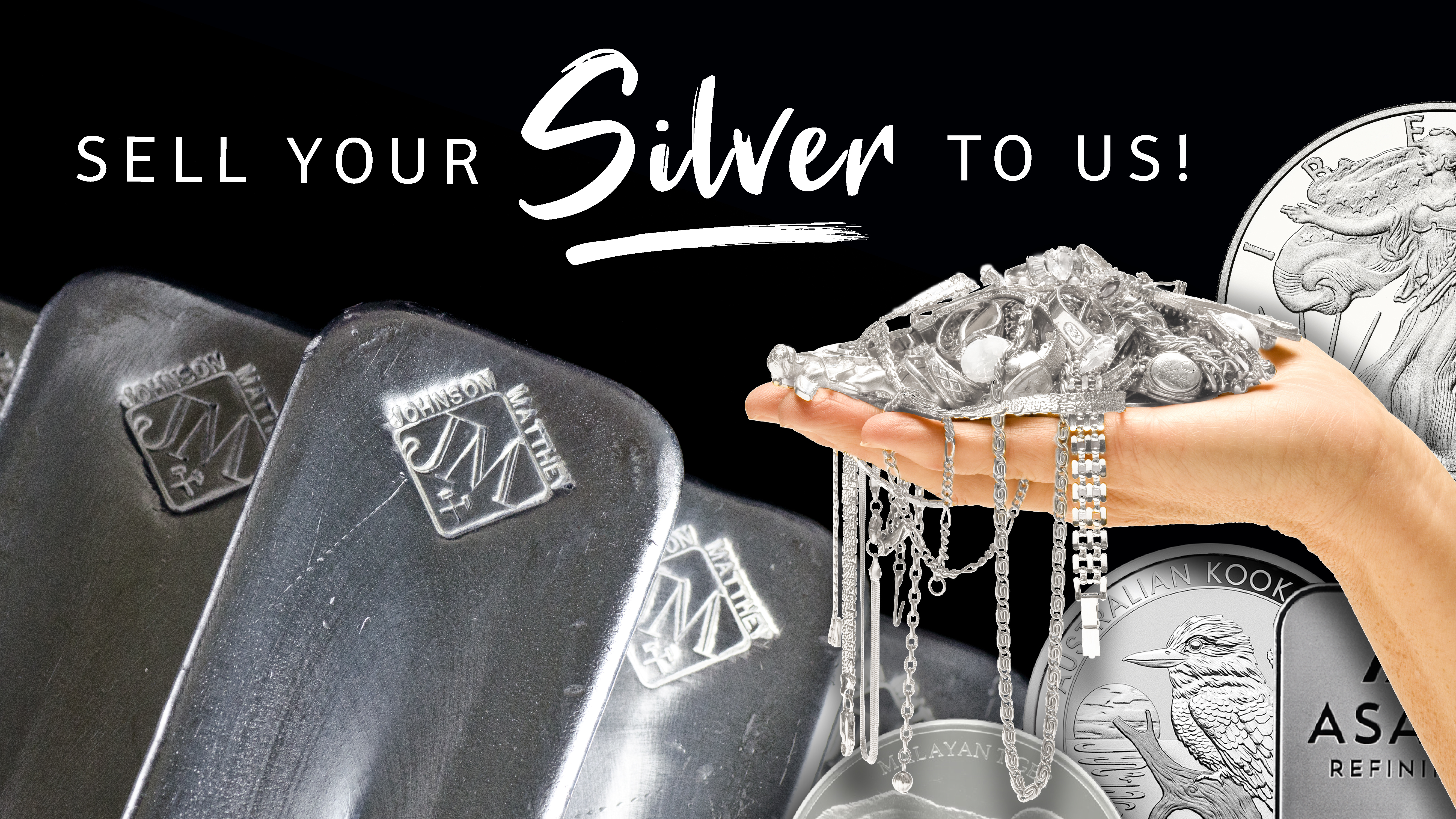 SELL YOUR SILVER TO US AT COMPETITIVE RATES! 
