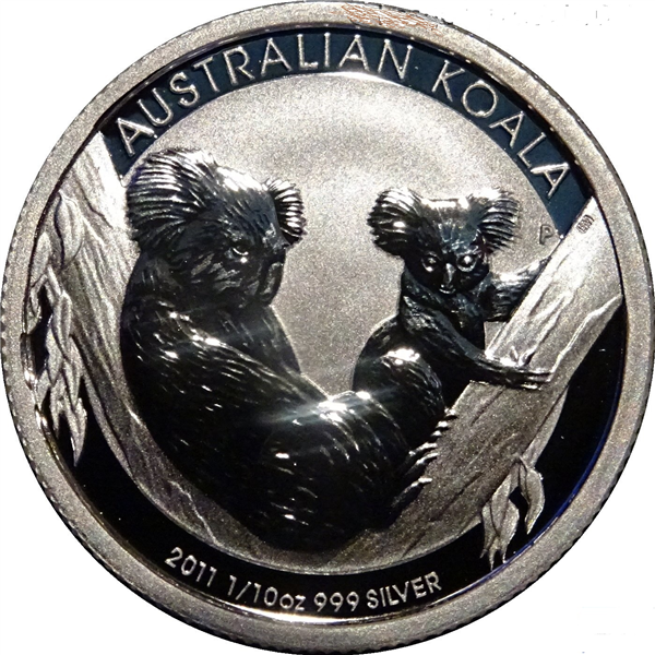 Silver Koala Coin 2011 - 1/10 oz