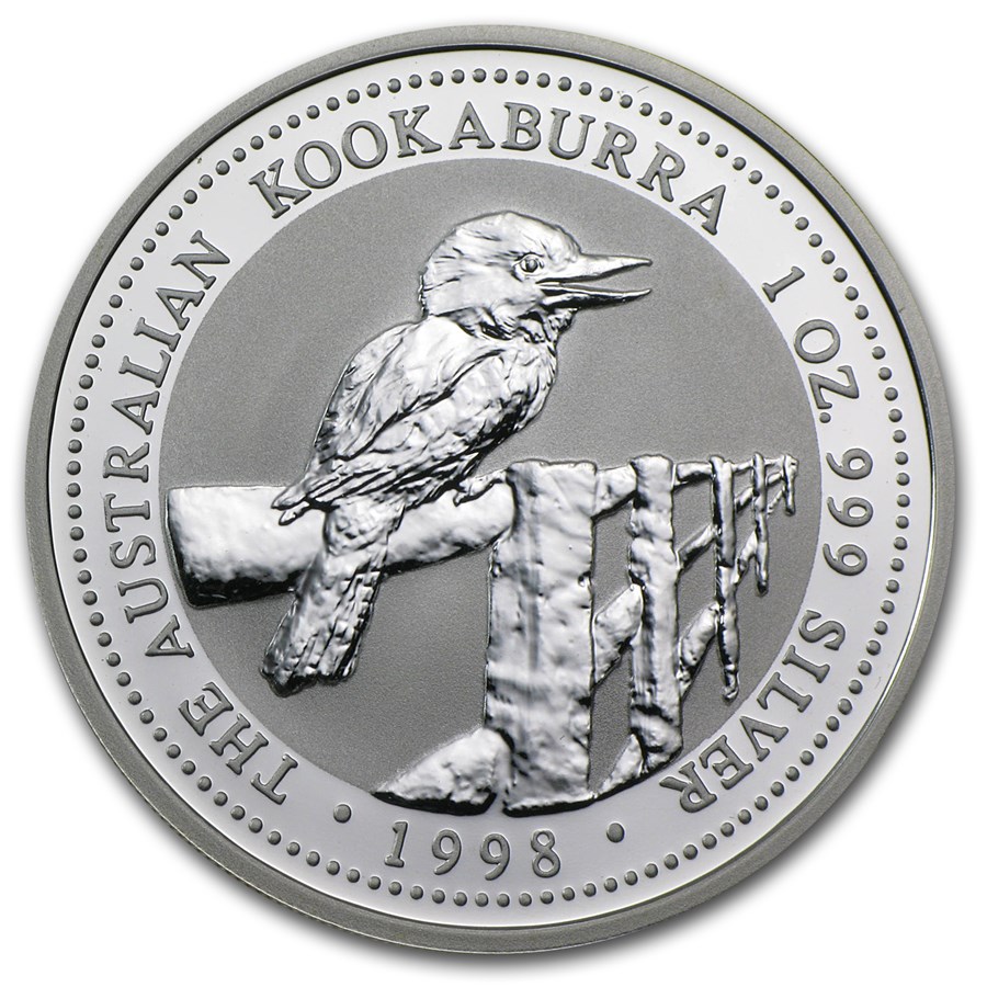 Silver Kookaburra Coin 1998 - 1 oz