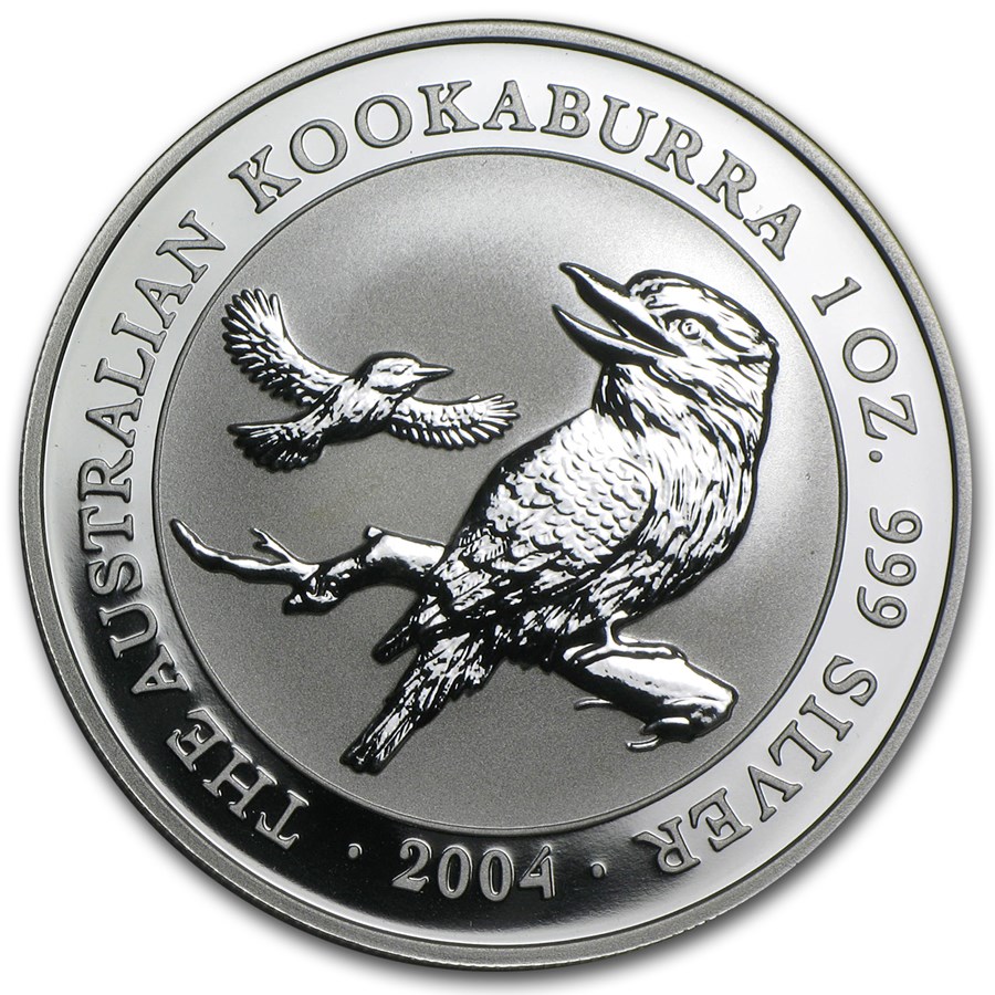 Silver Kookaburra Coin 2004 - 1 oz