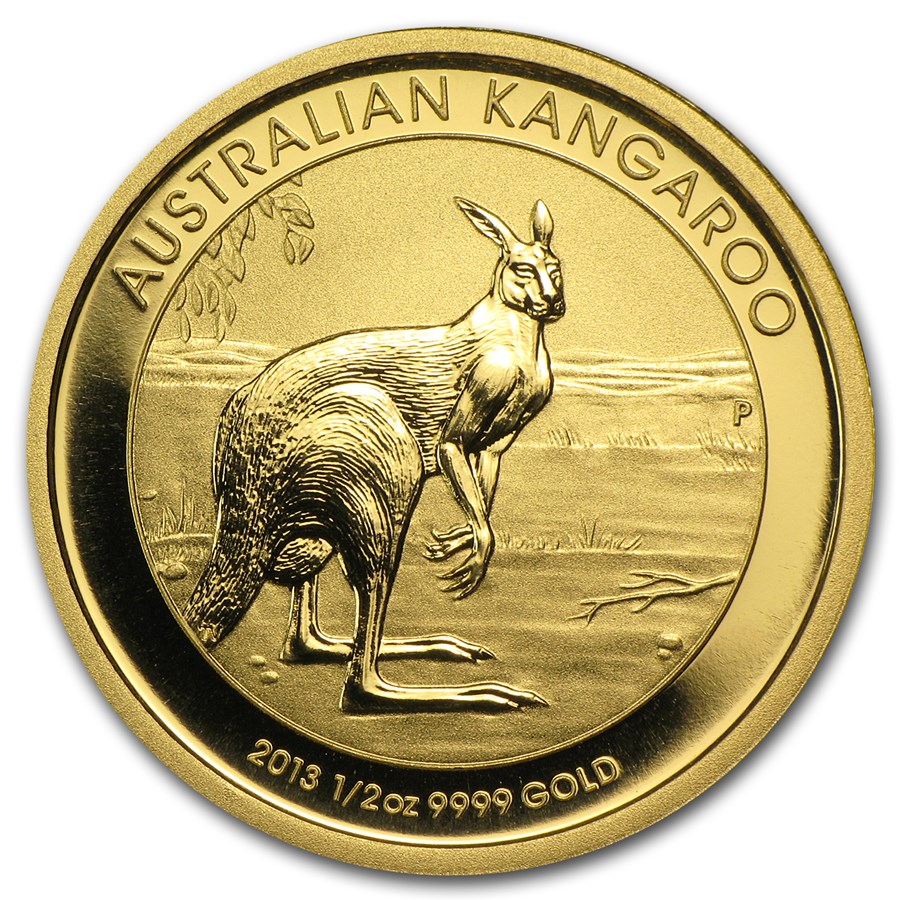 Gold Kangaroo Coin 2013 - 1/2oz