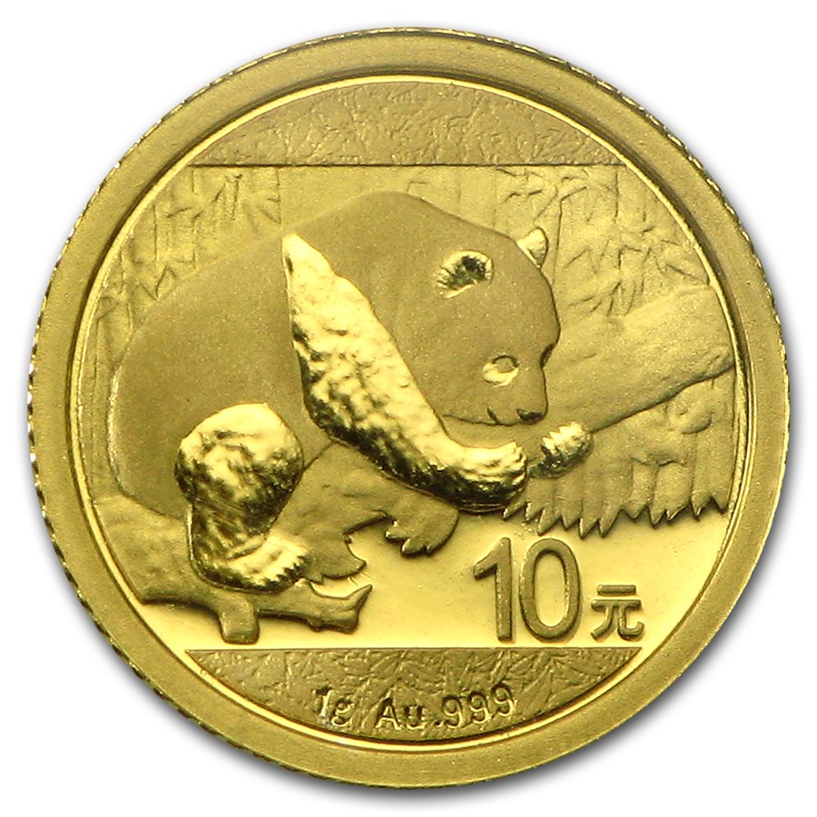 Gold Chinese Panda Coin 2016 - 1 Gram