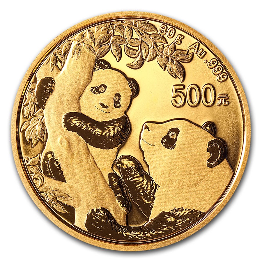 Gold Chinese Panda Coin 2021 - 30 Gram