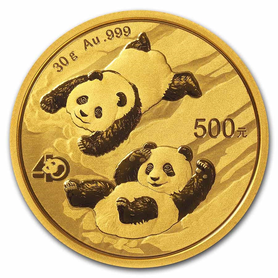Gold Chinese Panda Coin 2022 - 30 Gram