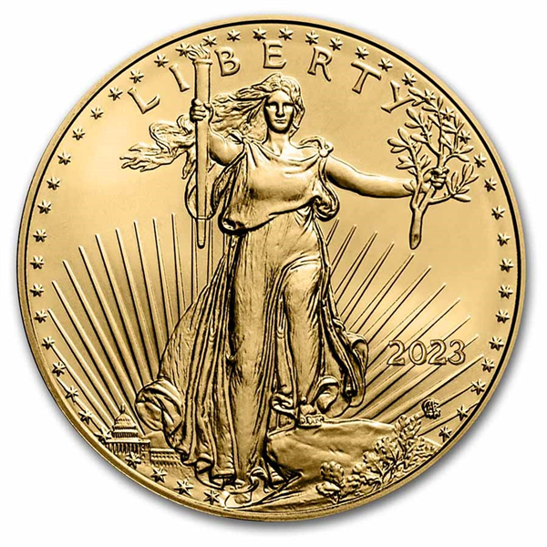 Gold American Eagle Coin 2023 - 1/10oz