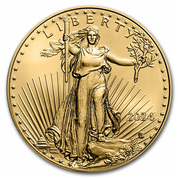 Gold American Eagle Coin 2024 - 1/10oz
