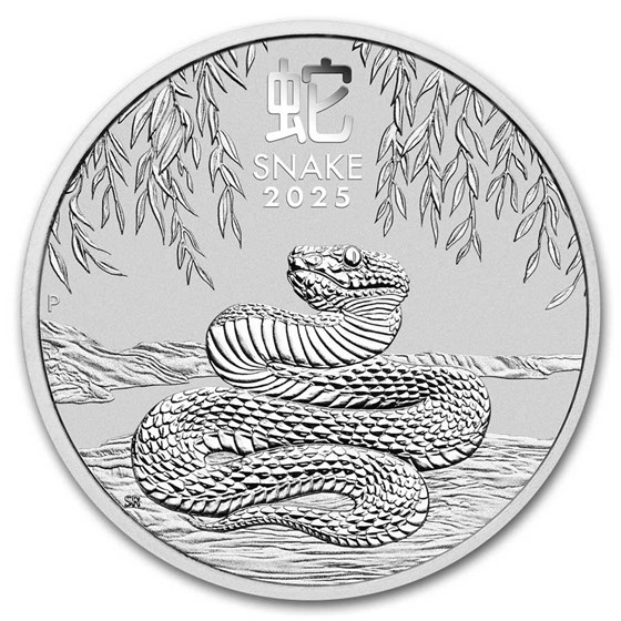 Silver Lunar Coin 2025 - Year of the Snake - 1 kg