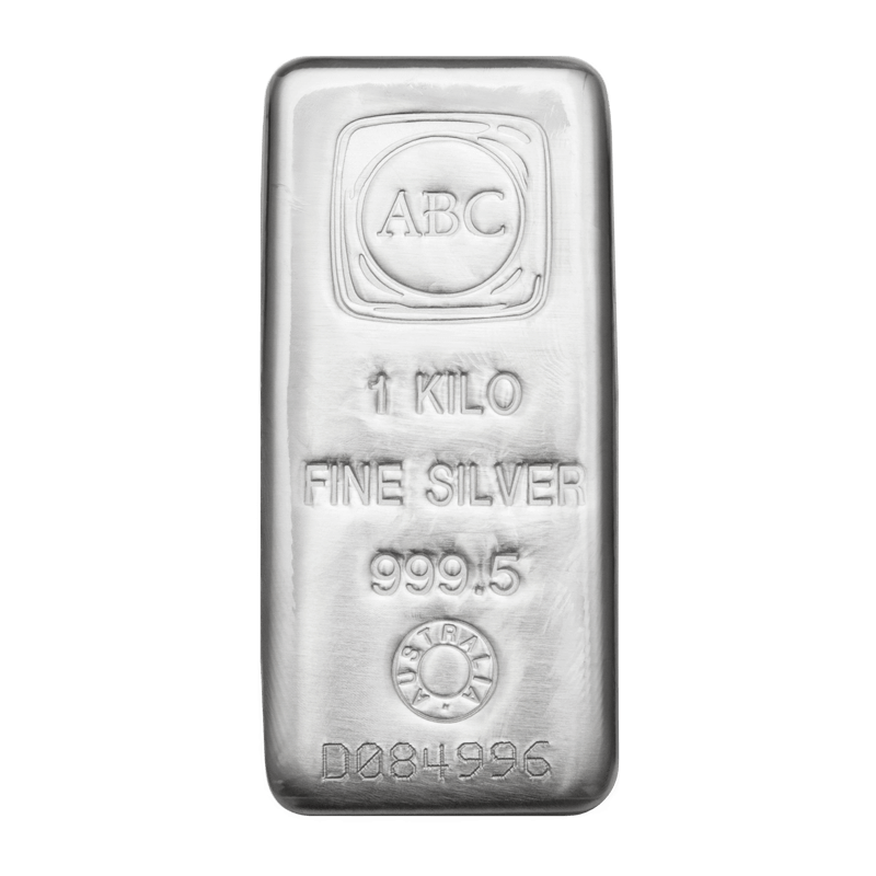 Silver ABC Bullion Bar - 1Kg - Silver Bullion Malaysia