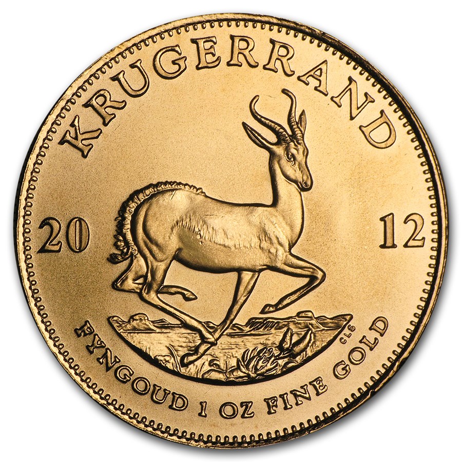 Gold South African Krugerrand Coin 2012 1 oz Silver Bullion Malaysia