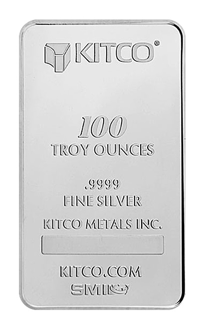Silver Kitco Bar - 100oz