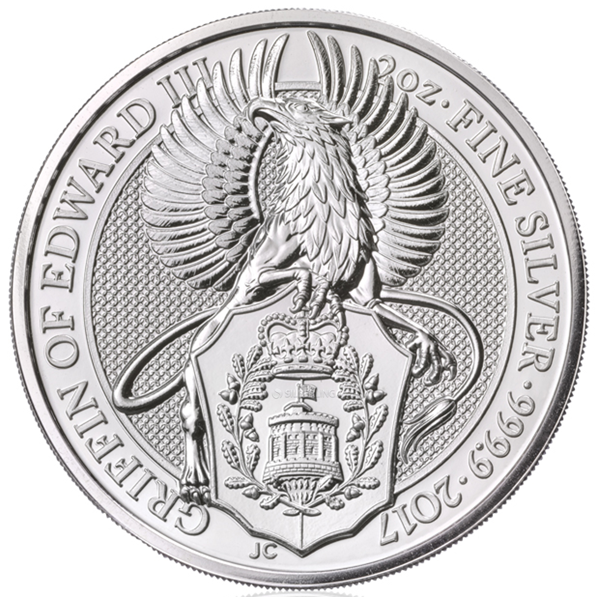 Silver Queen's Beasts Griffin Coin 2017 - 2 oz | Silver ...