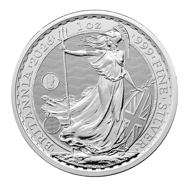 Silver Britannia Coin 2026 Merlion Privy - 1oz