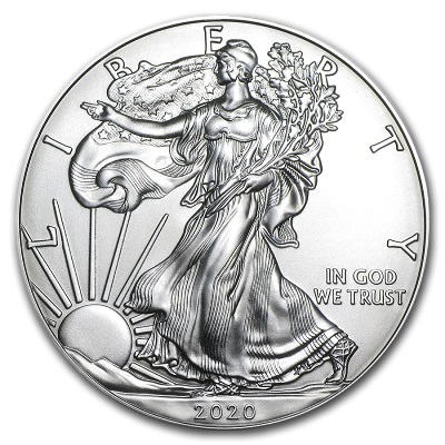 Silver American Eagle Coin 2020 - 1 oz