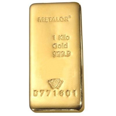 Gold Metalor Bar - 1 Kg | Silver Bullion Malaysia