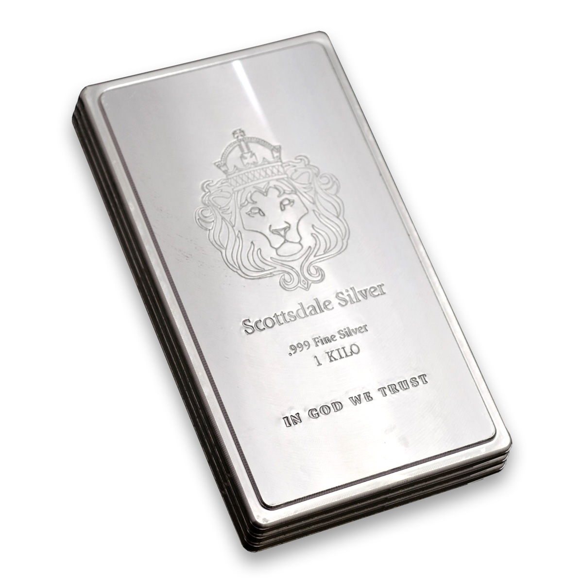 Silver Scottsdale Stacker Bar 1 Kg Silver Scottsdale Stacker Bar 1 Kg