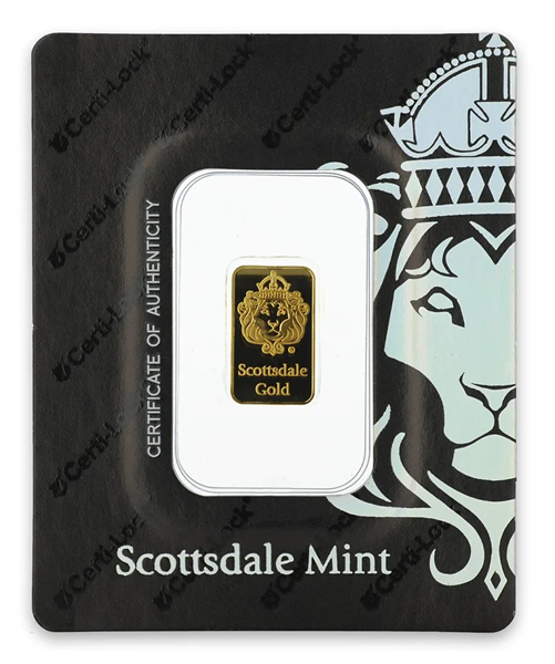 Gold Scottsdale Bar - 2g