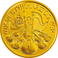 Gold Vienna Philharmonics Coin 2009 - 1 oz